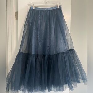 Joyfolie Girls Tulle Skirt, size 14, slate blue